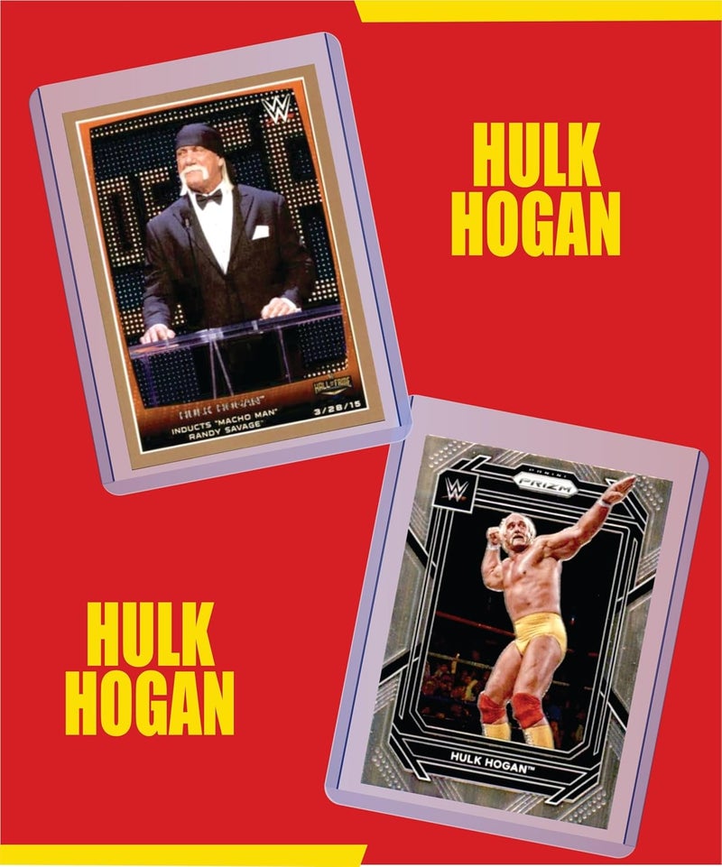Chaser Hulk Hogan (5) Assorted Wrestling Cards Gift Pack - Image 2